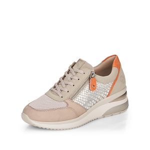 R2536 80 D2400 61:Cuir / Textile/Beige