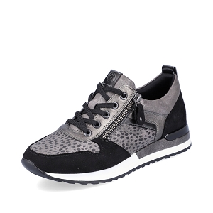 D5877 14 R2543 42:Imitation cuir/Gris moyen