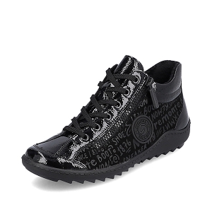  R1477 01<br>Cuir   Textile Noir