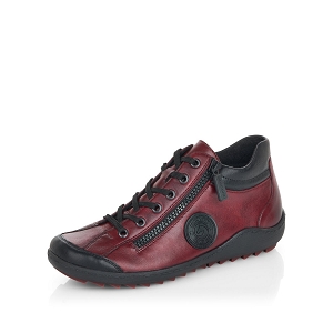 D2050 62 R1477 35:Cuir / Textile/Rouge