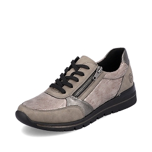 R7601 14 R6700 43:Cuir / Textile/Gris