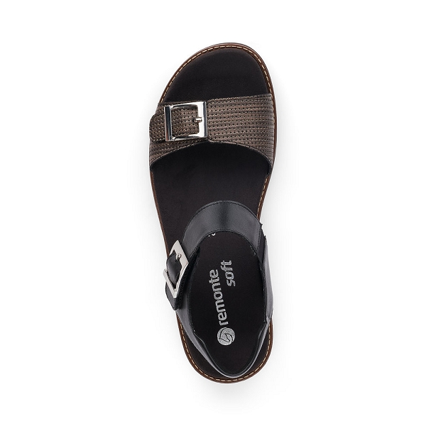 Semelle Amovible Remonte D2N51 Mules Femme Noir Com Chaussures