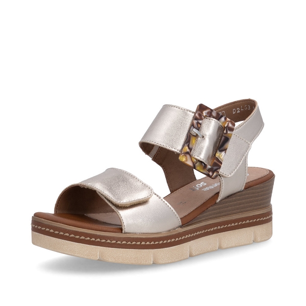 Remonte nu pieds et sandales d2l53 90 metallic