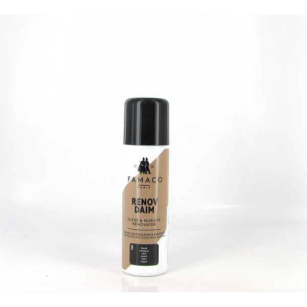 Famaco famille renovateur daim  nubuck aerosol 250 ml 011301 noir